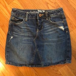 Gap kids soft denim skirt
